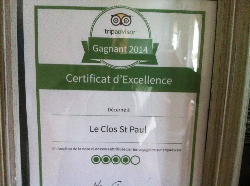 Hotel Le Clos Saint Paul Tourny Exteriér fotografie